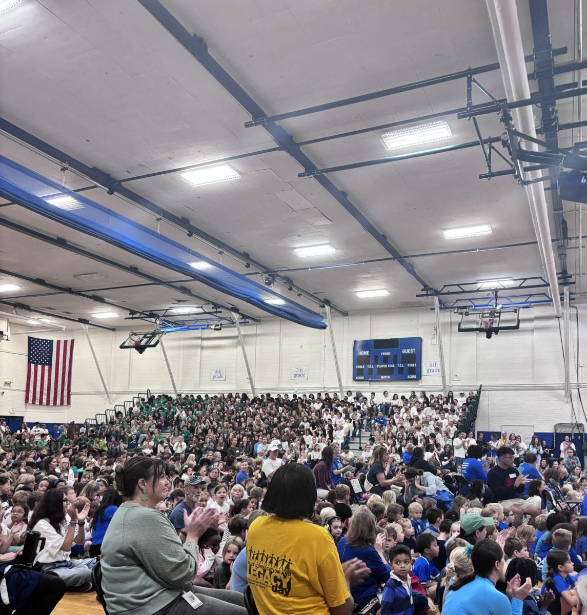 The entire student body, from the ELC students to the seniors, gathered together on Sept. 6 for Convocation.