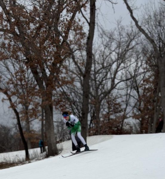 Friesen skis classic in the boys’ Conference race on Jan. 29. Friesen placed 10th in the race. 